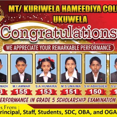 2023 Scholarship Best Performers